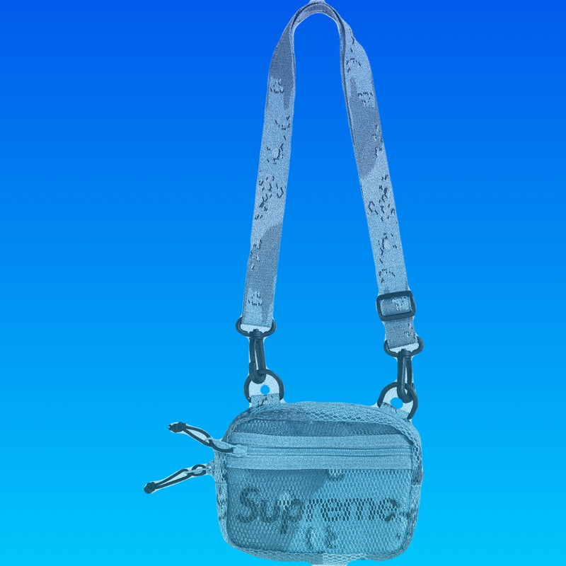 Supreme Small Shoulder Bag (SS20) Blue Chocolate Chip Camo