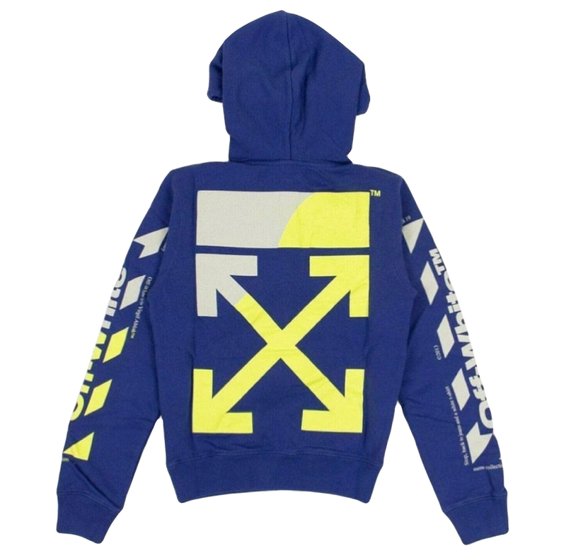 Off White Blue 'Split' Hoodie