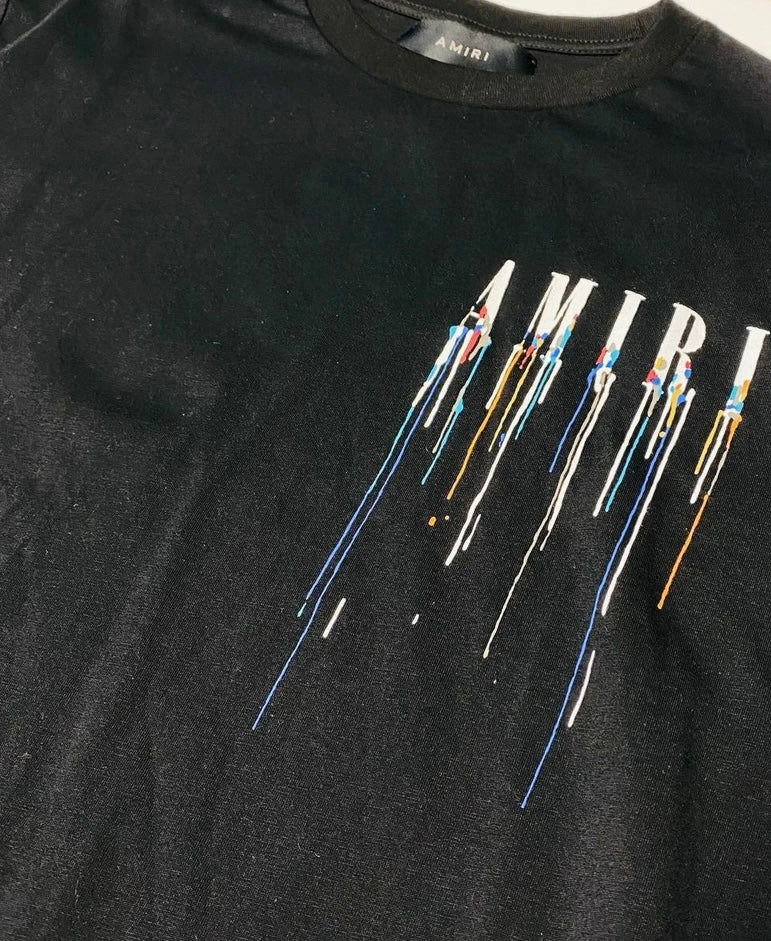 Amiri Paint Drip Logo Tee image 1