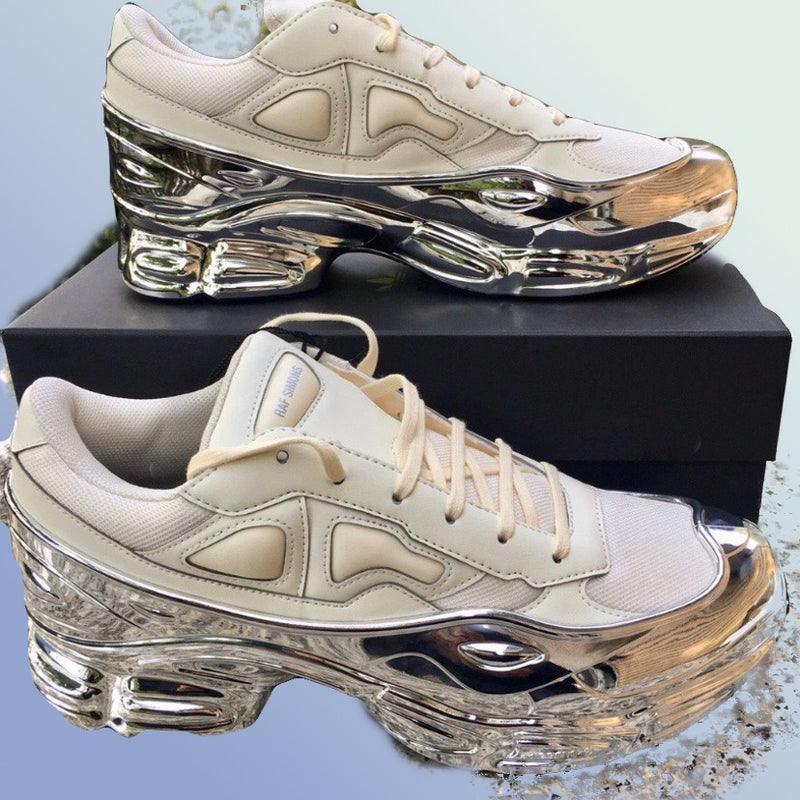 adidas Ozweego Raf Simons Cream White Silver Metallic