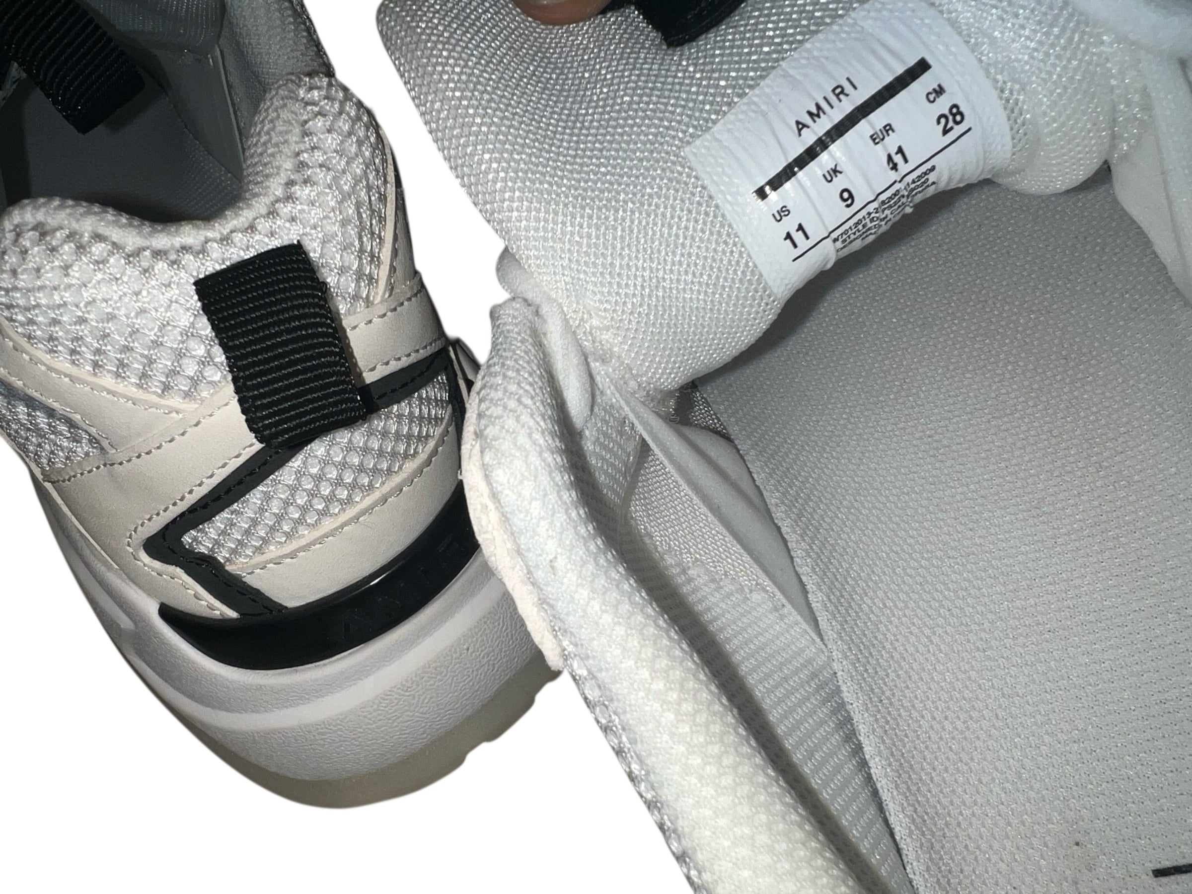 Amiri Bone Runner White/Black  image 3