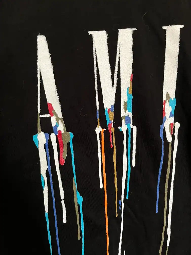 Amiri Paint Drip Logo Tee image 2