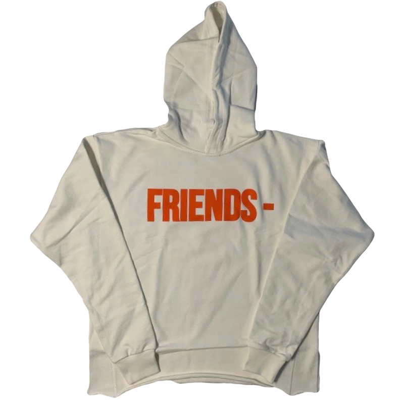 Vlone Friends Hoodie White/Orange