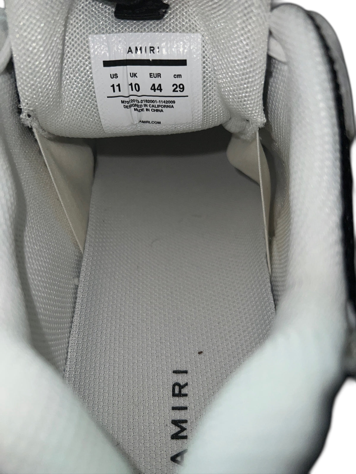 Amiri Bone Runner Black/White image 4