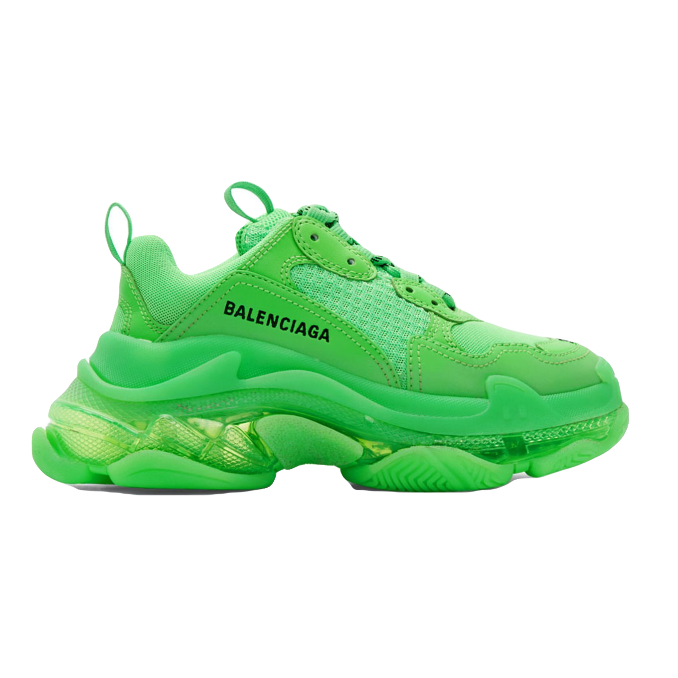 Balenciaga Triple S Neon Green Clear Sole image 0